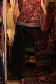 LENA KANTHA TROUSERS DARK BLUE