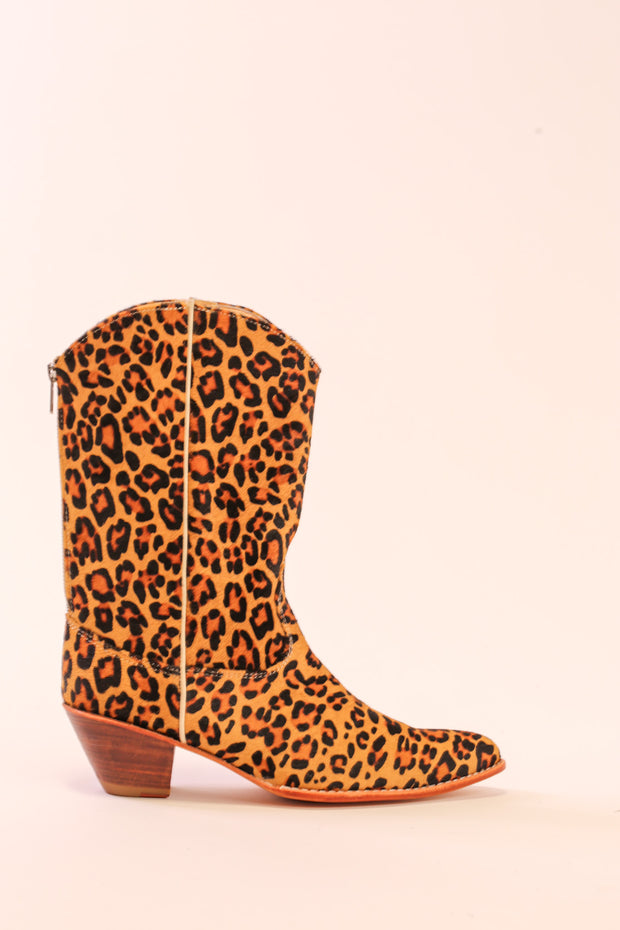 LEOPARD PRINT WESTERN BOOTS MAYA