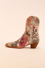 SEQUIN SILK EMBROIDERED BOOTS BALVE