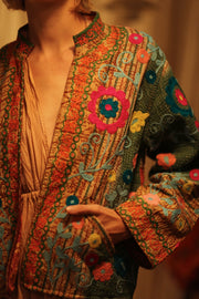 JACKET INGRID YONA EMBROIDERED - sustainably made MOMO NEW YORK sustainable clothing, coatandjacket slow fashion