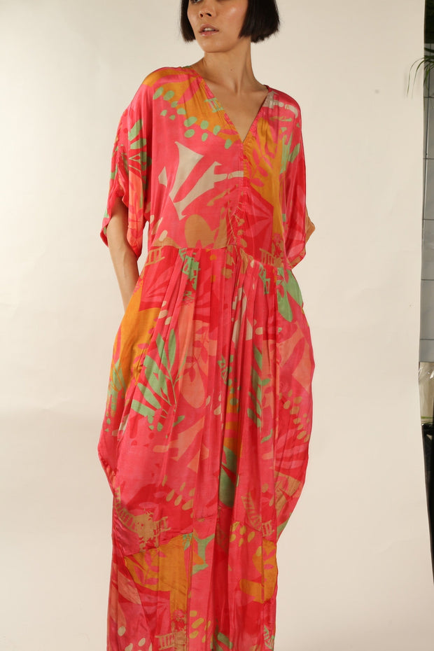 KAFTAN DRESS CURU - sustainably made MOMO NEW YORK sustainable clothing, dress slow fashion