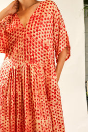 KAFTAN DRESS CURU - sustainably made MOMO NEW YORK sustainable clothing, dress slow fashion