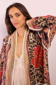 KANTHA JACKET COAT KIBI - sustainably made MOMO NEW YORK sustainable clothing, new slow fashion