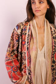 KANTHA JACKET COAT KIBI - sustainably made MOMO NEW YORK sustainable clothing, new slow fashion