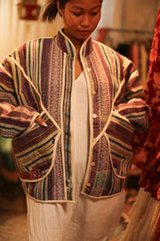 KANTHA JACKET MOLI - sustainably made MOMO NEW YORK sustainable clothing, slow fashion