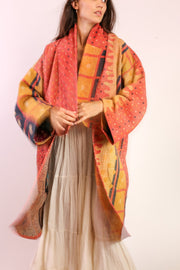 KANTHA KIMONO COAT JACKET BELI - sustainably made MOMO NEW YORK sustainable clothing, slow fashion