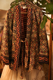 KANTHA KIMONO JACKET LISA - sustainably made MOMO NEW YORK sustainable clothing, slow fashion