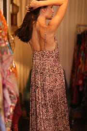 LILY SILK DRESS KYLIE - sustainably made MOMO NEW YORK sustainable clothing, Boho Chic Dress slow fashion
