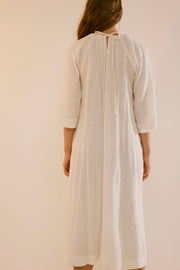 ROAM MORE COTTON MAXI DRESS - sustainably made MOMO NEW YORK sustainable clothing, slow fashion