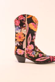 SEQUIN EMBROIDERED BOOTS TAYLOR - sustainably made MOMO NEW YORK sustainable clothing, slow fashion