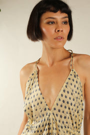 SILK SUMMER DRESS HANNAH - sustainably made MOMO NEW YORK sustainable clothing, dress slow fashion