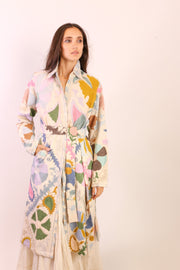 SUZANI COAT LEEF - sustainably made MOMO NEW YORK sustainable clothing, slow fashion