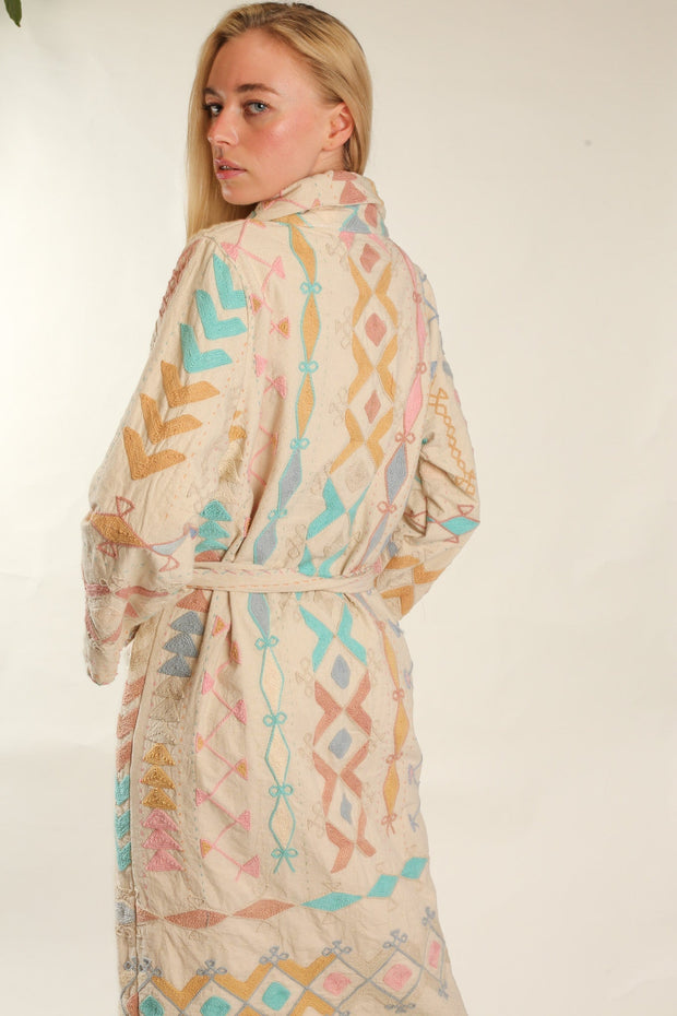 SUZANI COAT OMAIRA - sustainably made MOMO NEW YORK sustainable clothing, Coat slow fashion