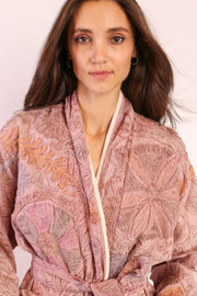 SUZANI EMBROIDERED JACKET COAT AYMA - sustainably made MOMO NEW YORK sustainable clothing, Jacket slow fashion