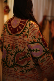 SUZANI EMBROIDERED KIMONO JAYKE - sustainably made MOMO NEW YORK sustainable clothing, slow fashion