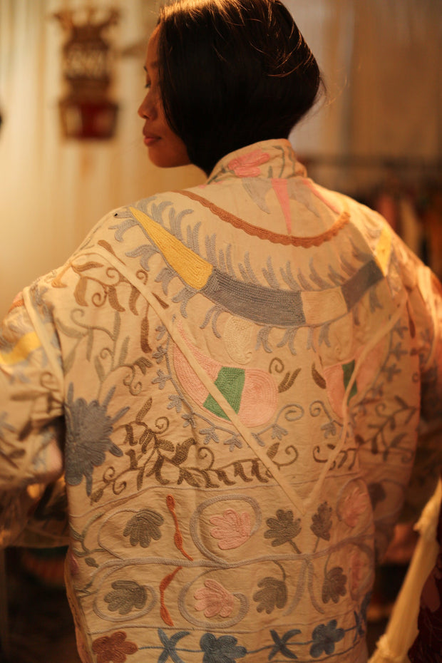 SUZANI JACKET GAMI - sustainably made MOMO NEW YORK sustainable clothing, slow fashion