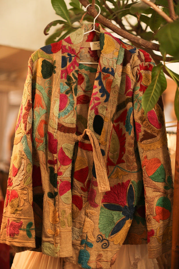 SUZANI KIMONO JACKET SUSI - sustainably made MOMO NEW YORK sustainable clothing, slow fashion