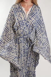 XL SILK KIMONO ADELLA - sustainably made MOMO NEW YORK sustainable clothing, slow fashion