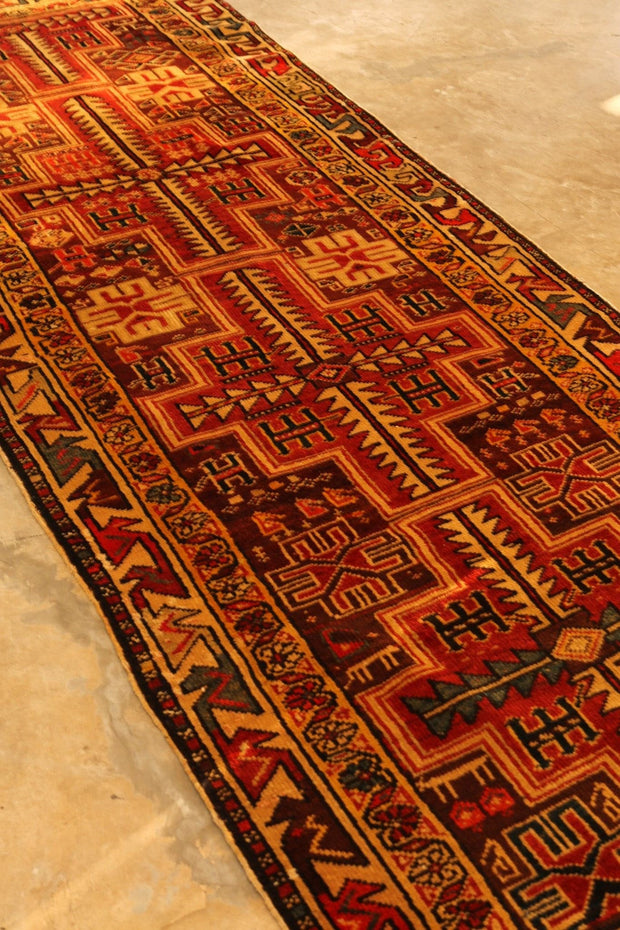 1970’s TURKISH RUNNER KILIM - sustainably made MOMO NEW YORK sustainable clothing, rug slow fashion