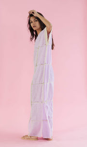 Perfect Summer Kaftan Lupita Hand Stitched - sustainably made MOMO NEW YORK sustainable clothing, Boho Chic slow fashion