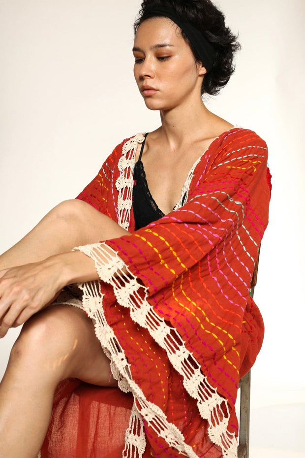 BILA ANGEL WING KIMONO - sustainably made MOMO NEW YORK sustainable clothing, Kimono slow fashion