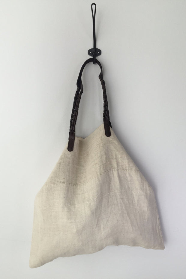 COTTON HEMP TOTE BAG FAH - sustainably made MOMO NEW YORK sustainable clothing, samplesale1022 slow fashion