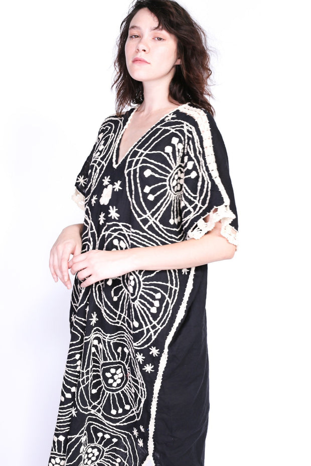 DREAM CITY KAFTAN CAROLINE - sustainably made MOMO NEW YORK sustainable clothing, kaftan slow fashion