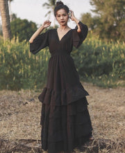 DRESS LEYLA - sustainably made MOMO NEW YORK sustainable clothing, cottoncollectionspring2023 slow fashion