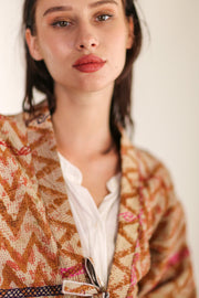 EMBROIDERED KIMONO LIUSA - sustainably made MOMO NEW YORK sustainable clothing, slow fashion