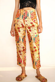 EMBROIDERED PANTS FARRAH - sustainably made MOMO NEW YORK sustainable clothing, pants slow fashion