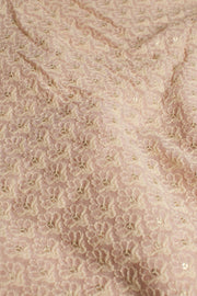 EMBROIDERED SILK B32-25 - sustainably made MOMO NEW YORK sustainable clothing, fabric slow fashion