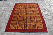 Ethnic Kilim Rug Afghan Kilim, Turkoman Kilim, Boho Kilim Rug Anatolian Kilim Turkish Kilim Floor Antique Kilim Handmade Rug - sustainably made MOMO NEW YORK sustainable clothing, rug slow fashion