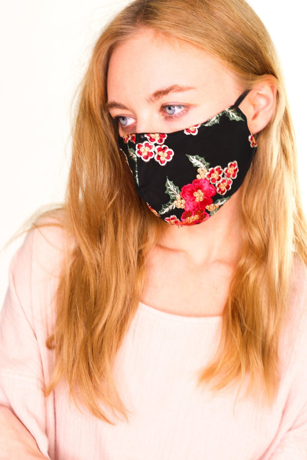 FACE MASK AUSTIN (BLACK) - sustainably made MOMO NEW YORK sustainable clothing, offerfm slow fashion