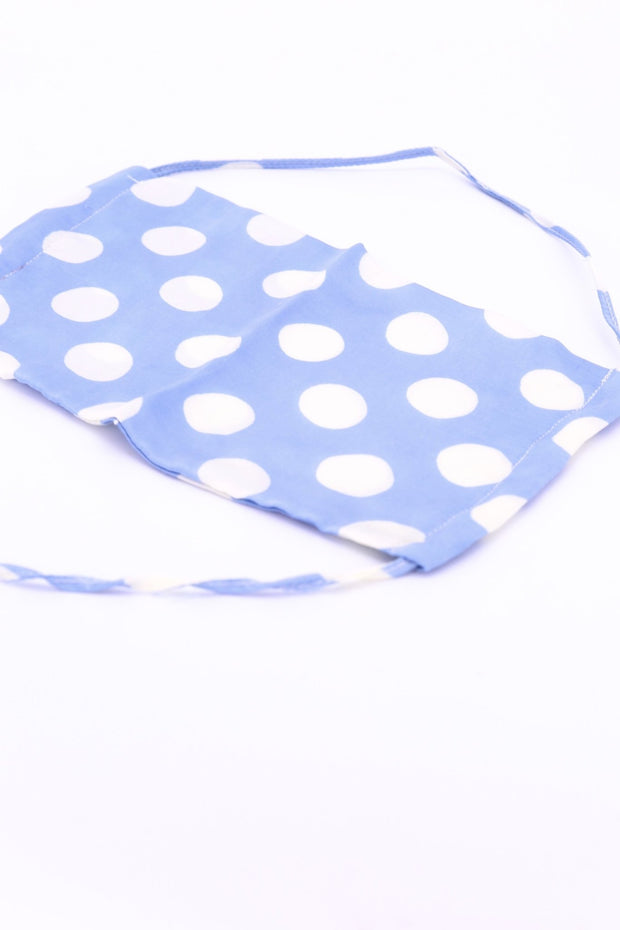 FACE MASK MODAL SILK POLKA DOT FAH - sustainably made MOMO NEW YORK sustainable clothing, offerfm slow fashion