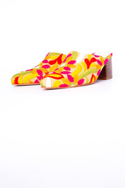 FLOWER EMBROIDERED MULES ELLIE - sustainably made MOMO NEW YORK sustainable clothing, mules slow fashion