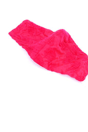 FUCHSIA SILK COTTON EMBROIDERED FACE MASK SALLY - sustainably made MOMO NEW YORK sustainable clothing, offerfm slow fashion