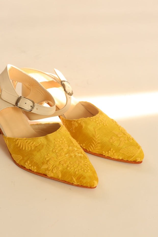 HEELED SANDALS ALYSA - sustainably made MOMO NEW YORK sustainable clothing, sandals slow fashion