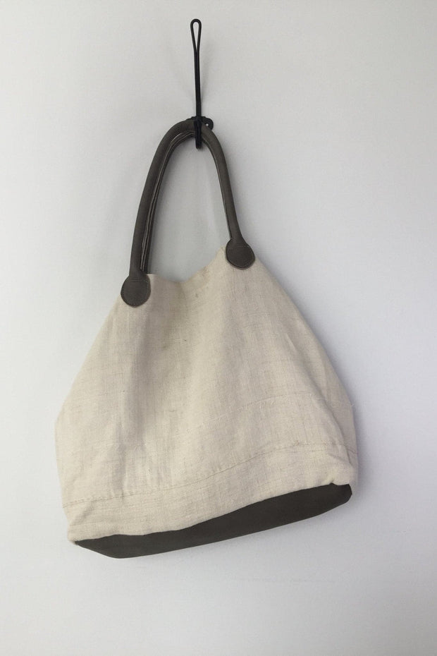 HEMP TOTE BAG ALEX - sustainably made MOMO NEW YORK sustainable clothing, samplesale1022 slow fashion