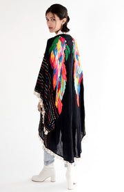 Kaftan Kimono Bila - sustainably made MOMO NEW YORK sustainable clothing, Boho Chic slow fashion