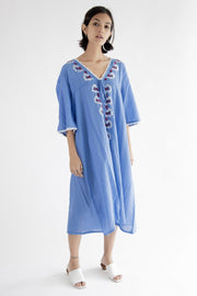 Kimono Dress Renin - sustainably made MOMO NEW YORK sustainable clothing, Boho Chic slow fashion