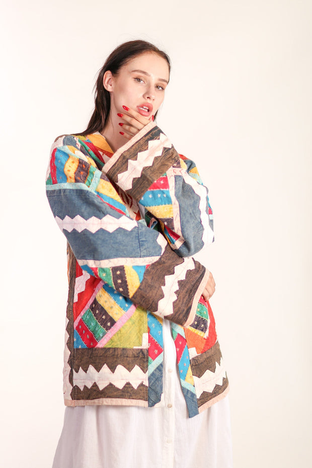 KIMONO JACKET JOHANNA - sustainably made MOMO NEW YORK sustainable clothing, Jacket slow fashion