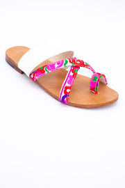 LEATHER STRING SANDALS INGA - sustainably made MOMO NEW YORK sustainable clothing, mules slow fashion