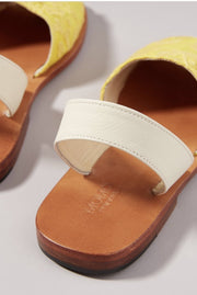 MOMO DESIGN X ANTHROPOLOGIE DESSA BACK SLING LEATHER SANDALS - sustainably made MOMO NEW YORK sustainable clothing, mules slow fashion