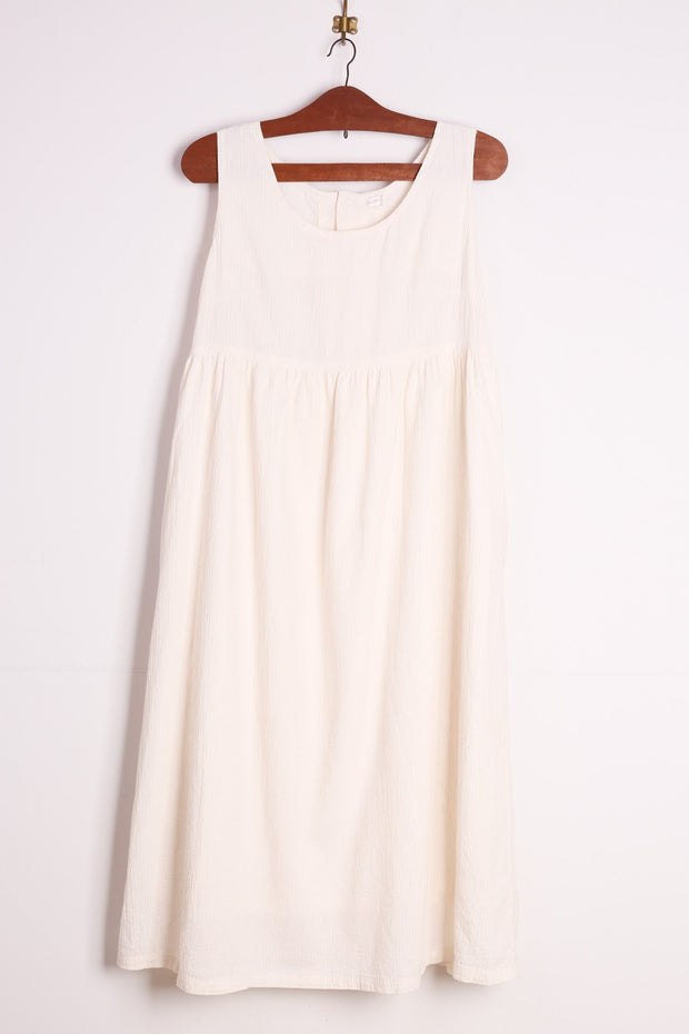 ORGANIC COTTON DRESS HELEN - sustainably made MOMO NEW YORK sustainable clothing, kaftan slow fashion