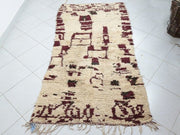 Prestigious Azilal rug size 8.85 ft x 4.79 ft, berber, Moroccan, beni ourain, Azilal, boujaad, beni mguild, kilim, handira - sustainably made MOMO NEW YORK sustainable clothing, rug slow fashion