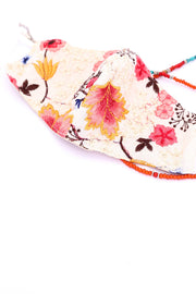 SILK COTTON EMBROIDERED FACE MASK ELLIOT - sustainably made MOMO NEW YORK sustainable clothing, offerfm slow fashion