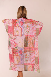 SILK KIMONO RESUKA - sustainably made MOMO NEW YORK sustainable clothing, Kimono slow fashion