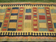 Size,9.3 x 3.11 Ft,Kilim Rug,VintageTurkish Kilim Rug,Flat-weave Kilim Rug - sustainably made MOMO NEW YORK sustainable clothing, rug slow fashion