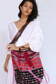 Tribal Hobo Bag Jane - sustainably made MOMO NEW YORK sustainable clothing, offer slow fashion