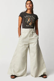 WIDE LEG PANTS SANDY - sustainably made MOMO NEW YORK sustainable clothing, pants slow fashion